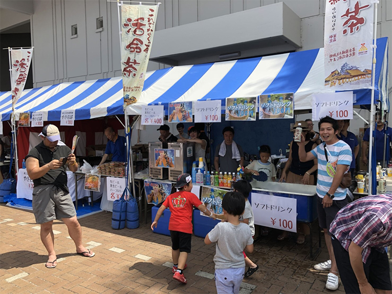 祭りの露店